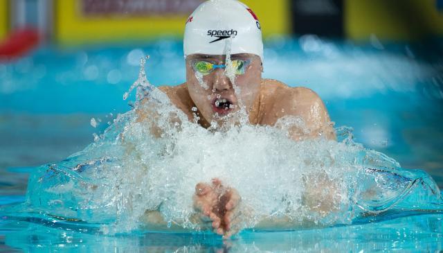 天博体育-短池世锦赛覃海洋200蛙摘铜 男女自接力收获第6名