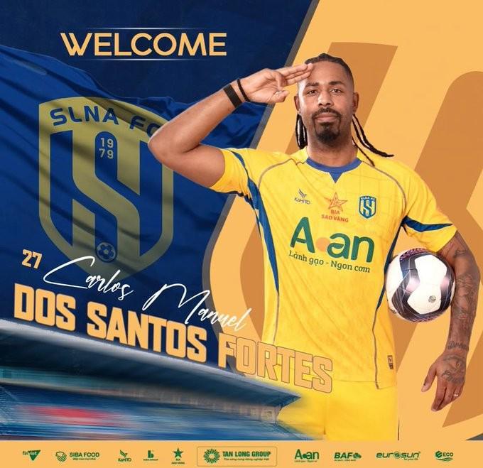 tb体育-官方：原佛山、苏州外援福尔特斯加盟越南俱乐部乂安蓝江